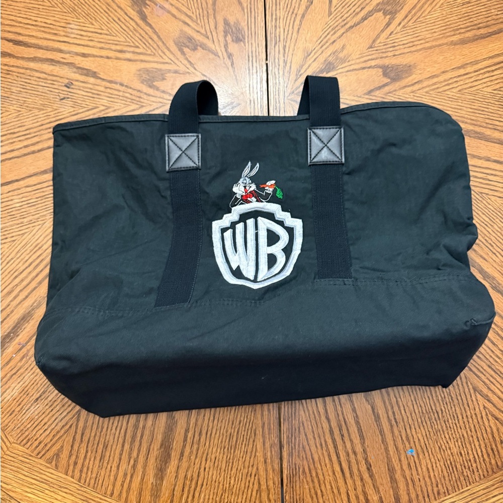 Vintage Warner Bros. Black Tote Bag